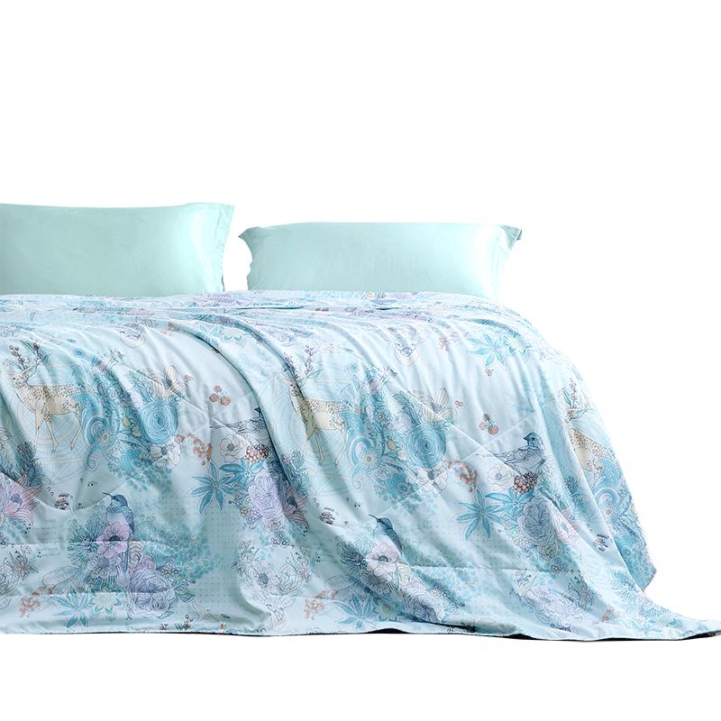 FUANNA 100% Tussah Silk Antibacterial Quilt