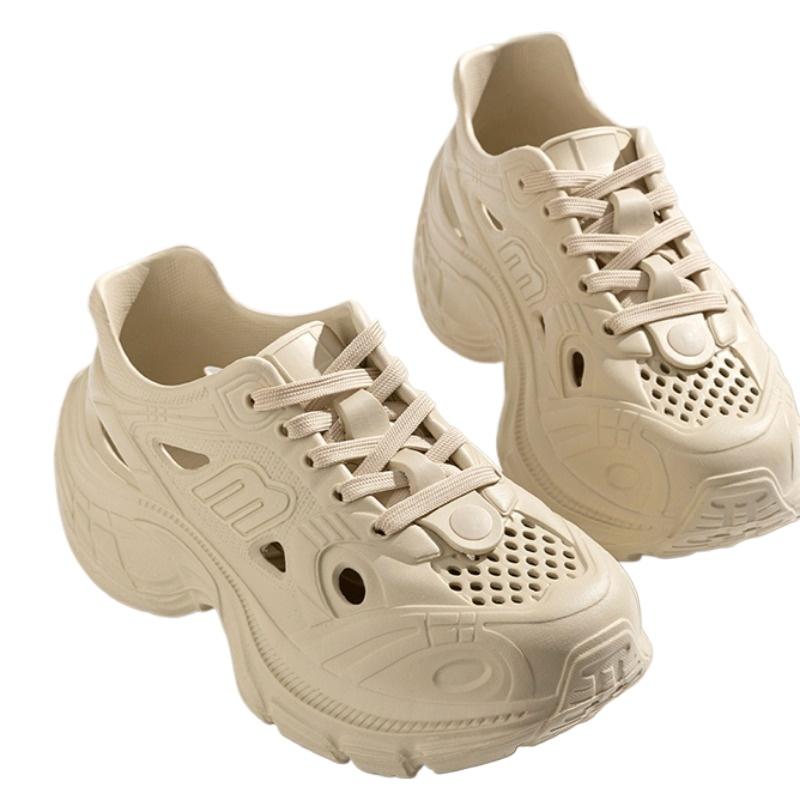 Fashion Shoes for Women 2025 Hot Sale Front Lace-up Women's Vulcanize Shoes Fashion Hollow Out Light Comfortable Outdoor Casual Shoes