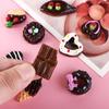 10Pcs/Bag Y2k Kawaii Nail Art Decoration DIY Nail Charms 3D Donut Ice Cream Bear Candy Lollipop Nail Figure Exquisite Nail Tools