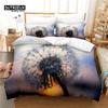 Dandelion Bedding Set, 3Pcs Duvet Cover Set, Soft Comfortable Breathable Duvet Cover, For Bedroom Guest Room Decor