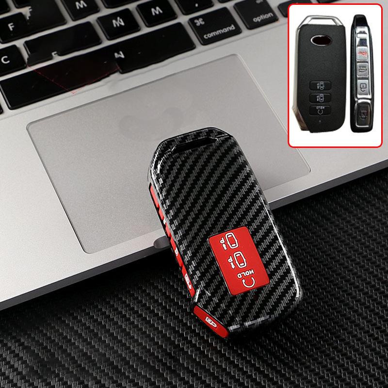 Remote Key Smart 5 Button ABS Car Key Case Cover for Kia Telluride Telluride SX 2021 Sportage R 2022 K5 GT Line 2021 Seltos 2020