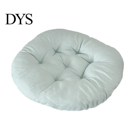 Comfortable Polyester Fiber Seat Mat Chair Cushion with Straps, Square Round Soft Pad, Solid Color Pad for Household Chairs Non-slip Office