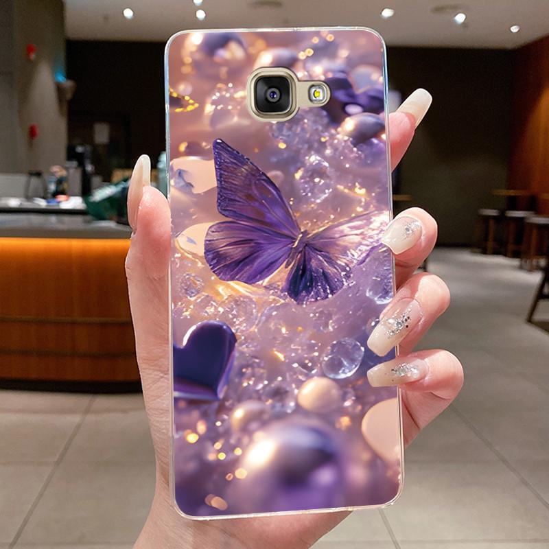 For Samsung Galaxy A5 2016 2017 Case Flowers Cover Soft Silicone Phone Case For Samsung A5 2017 2016 A510F A520F Fundas Bumper
