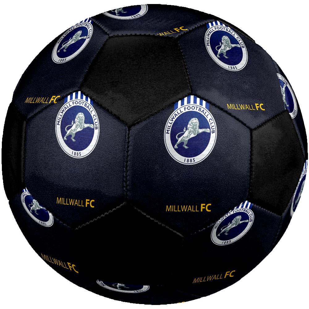 TAGLIA 5 Pallone da Calcio Millwall FC Colorato Per Tutte le Età Cucito a Macchina PVC Pronto per la Competizione Resistente Ad Alto Rimbalzo