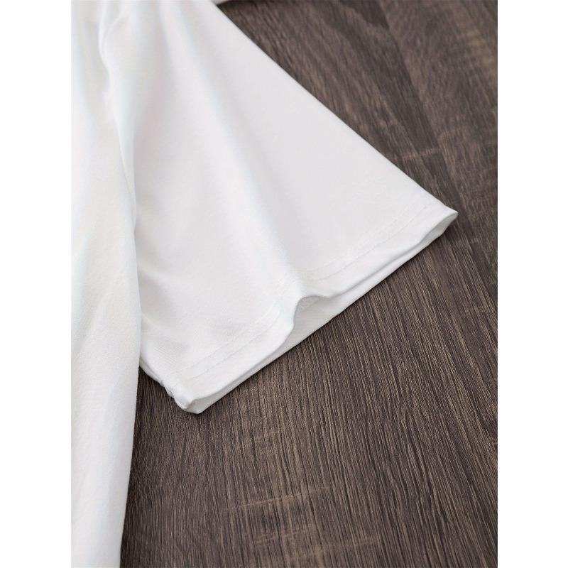 European Size Fashionable Women'S T-Shirt with Short Sleeves And a Round Neck