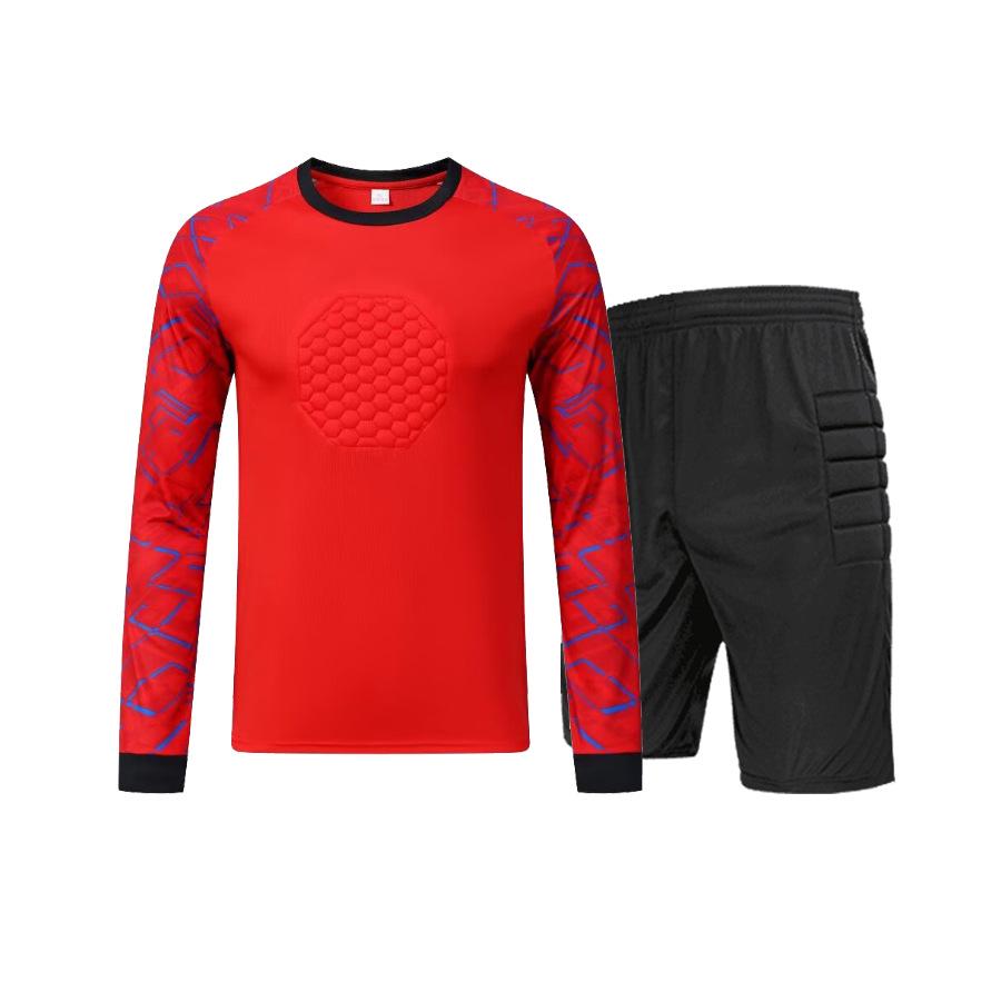Children's Goalkeeper Anti-fall Long-sleeve Football Training Set