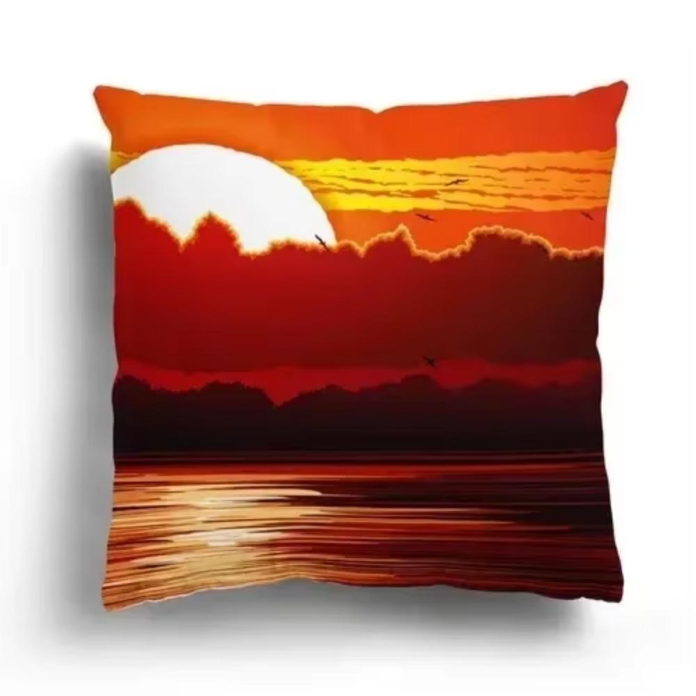 Home Room Decoration Office Seat Living Room Sofa Cushion Cover X X Peach Skin Pillowcase
