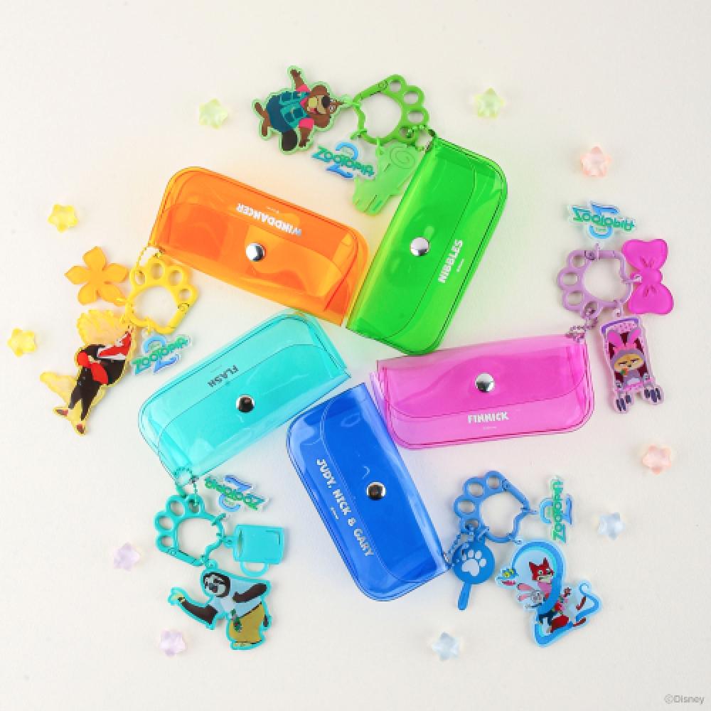 Megabox Zootopia 2 Mini Pouch Key Ring Choose 1 Of 5 Pink
