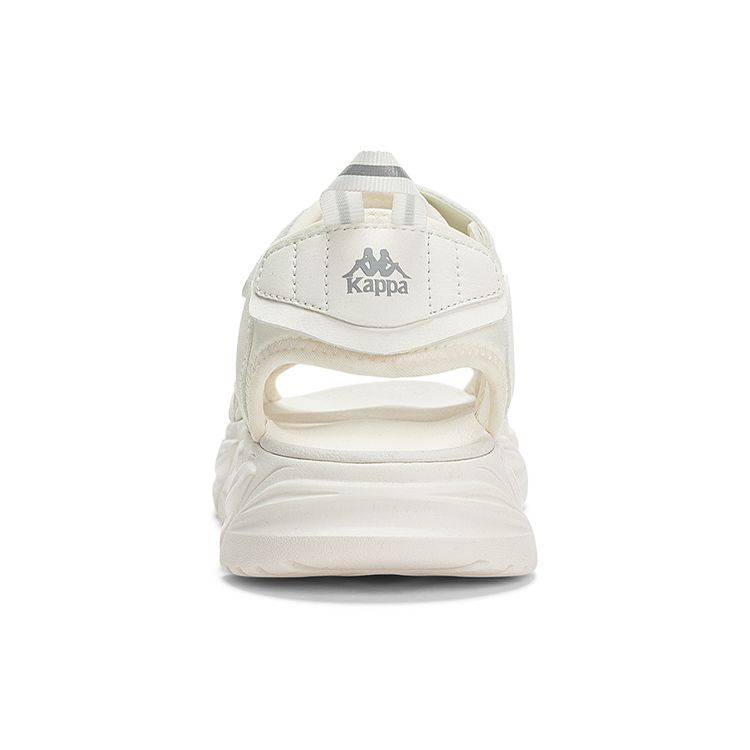 Kappa Back-To-Back Trendy Striped Summer Outdoor Breathable Lightweight Comfortable Durable Sports Sandals Women Sandals White K0D45LL02D-012