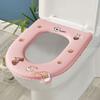 Cartoon Toilet Seat Cushion Waterproof Closestool Mat Universal Cute Toilet Seat Cover  Household