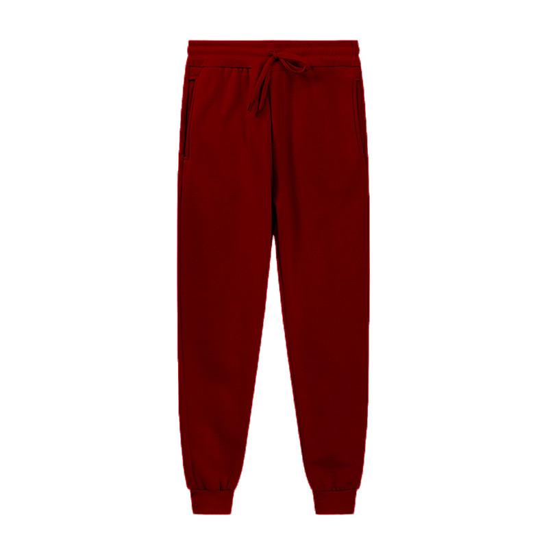 Unisex Solid Color Fleece Hoodie and Sweatpants Set