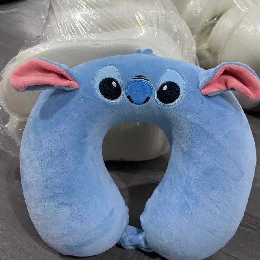 Cartoon Memory Foam U-Shaped Travel Neck Pillow for Airplane, Car & Student Use