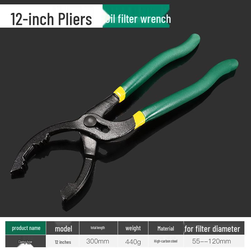 Uniwersalny klucz do filtrów oleju typu szczękowego do wykręcania i demontażu