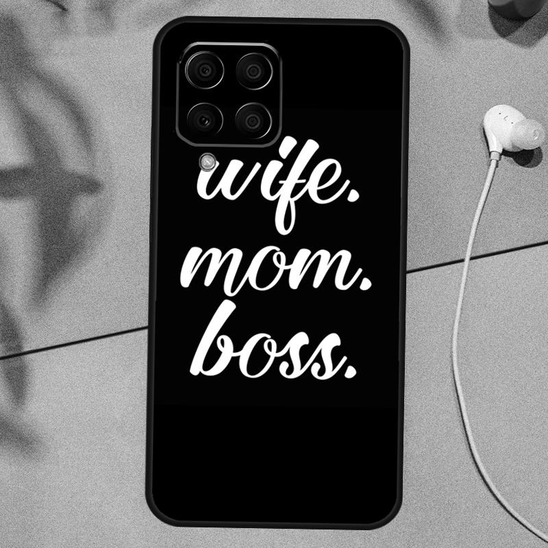 

Wife Mom Boss Case For Samsung Galaxy M54 M14 M34 M13 M53 M56 M52 M32 M16 M11 M21 M31 M35 M12 M15 M36 M55 Samsung M11