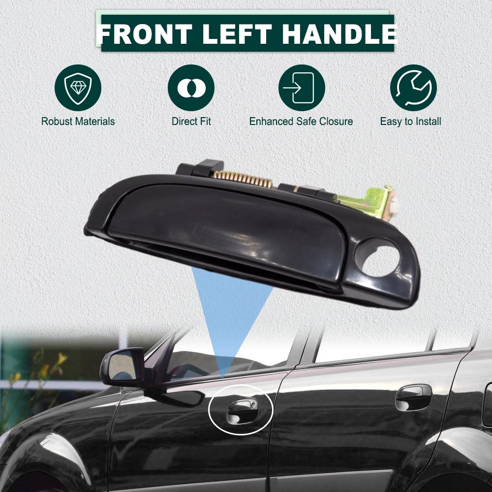 Front Rear Left Right Outside Exterior Door Handle for Kia Rio4 Rio5 2006 2007 2008 2009 2010 2011 82650-1G000 82660-1G000