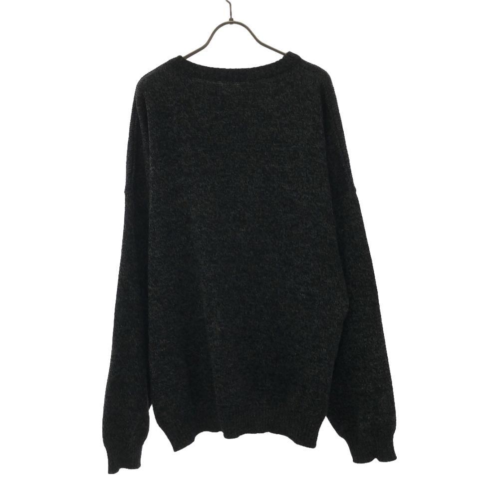 N.A.P 80s 90s Old Geometric Pattern Patch Long Sleeve Knit 56/58 Sweater Men's Used