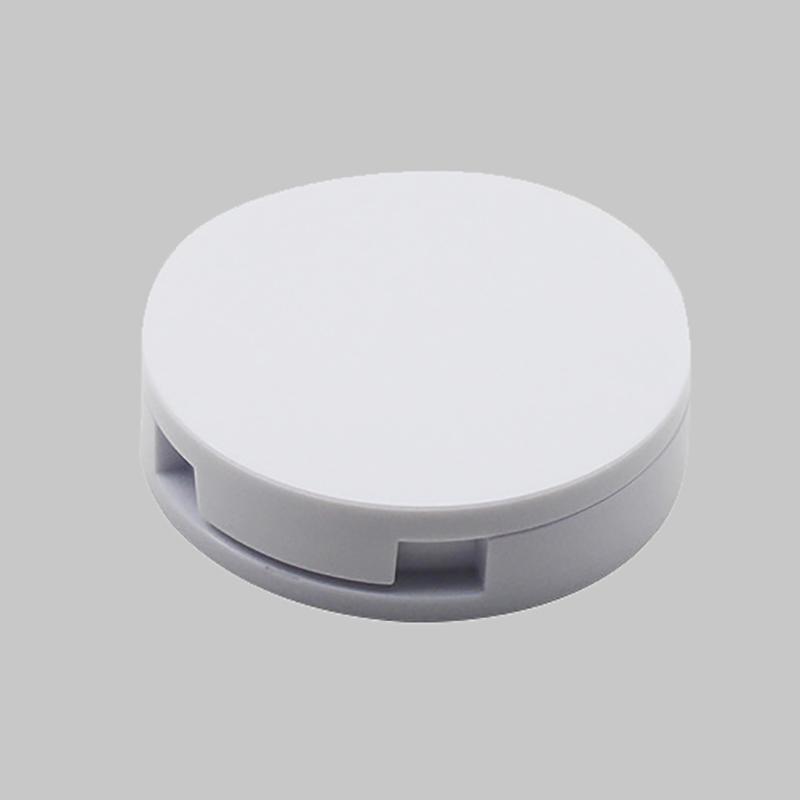 Tragbare Leere Palettenbox mit Spiegel Runder Rouge Lidschatten Behälter BB Cream Foundation Make-up Box DIY