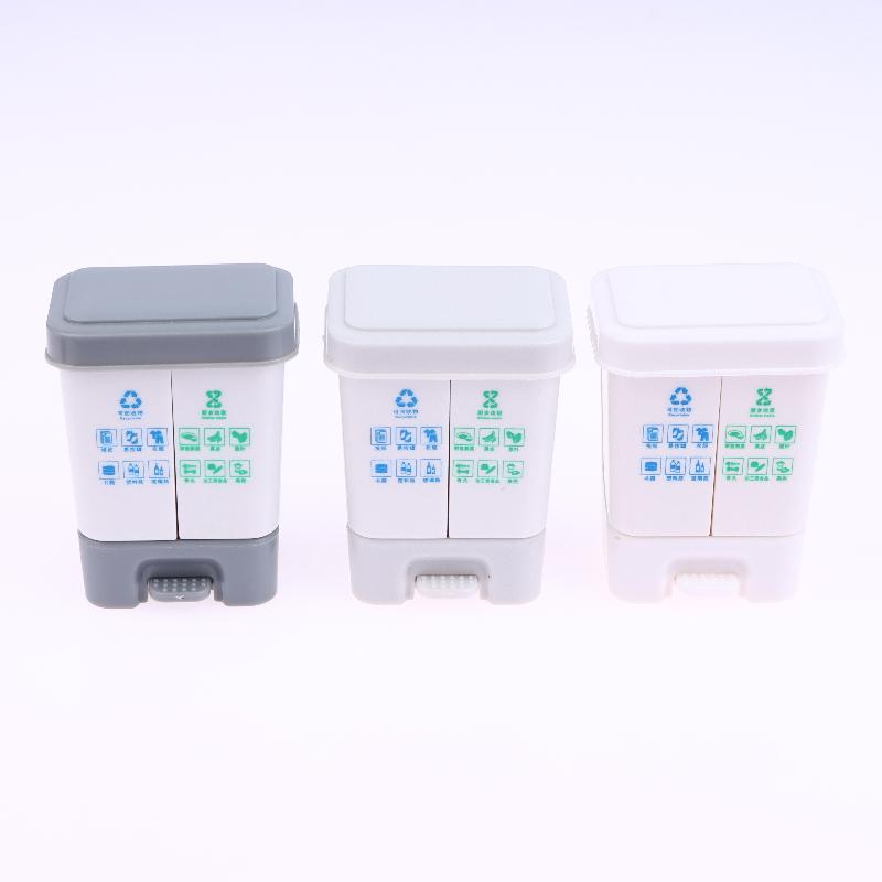 Doll House Mini Kitchenware Model Mini Classified Trash Can Shooting Scene Props