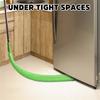 Retractable Dust Cleaner for Under Appliances, Flat Duster with Telescopic Pole