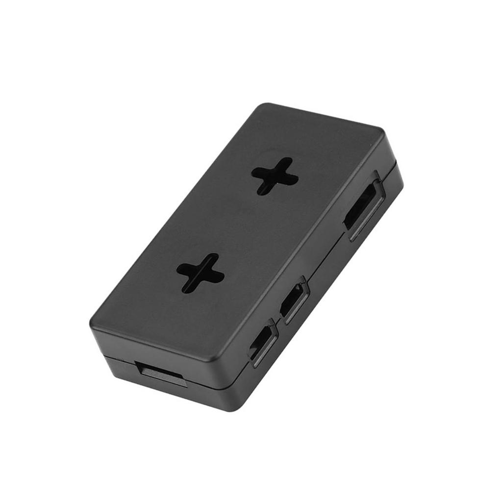 ABS-Kunststoffgehäuse Schutzhülle Abdeckung für Raspberry Pi Zero W 1.3 (Schwarz)