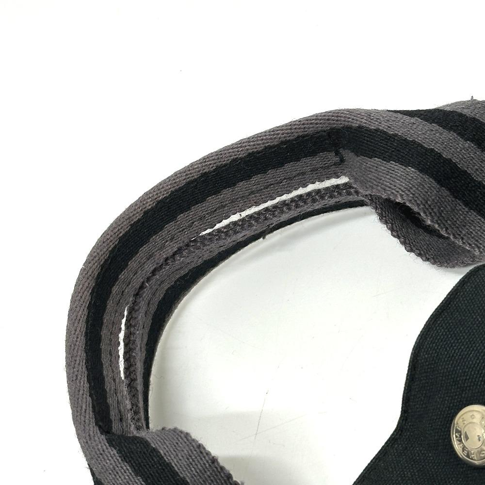 Hermes Fourre Tout Tote MM Bag Tote Bag Canvas Black