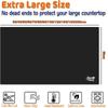 Multi Size Silicone Mat Large Vinyl Table Placemat Heat Resistant Anti-Slip Picnic Dining Dish Mat Countertop Protector ESD Pad