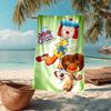 Ultra-Soft Beach Towel with JoJo's Circus Theme,Ideal for Pool - Camping, Diving - Perfect Travel Essential, Vibrant Beach Towel.