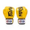 Rękawice Bokserskie Fairtex ze Skóry Naturalnej BGV19 Złote 12oz