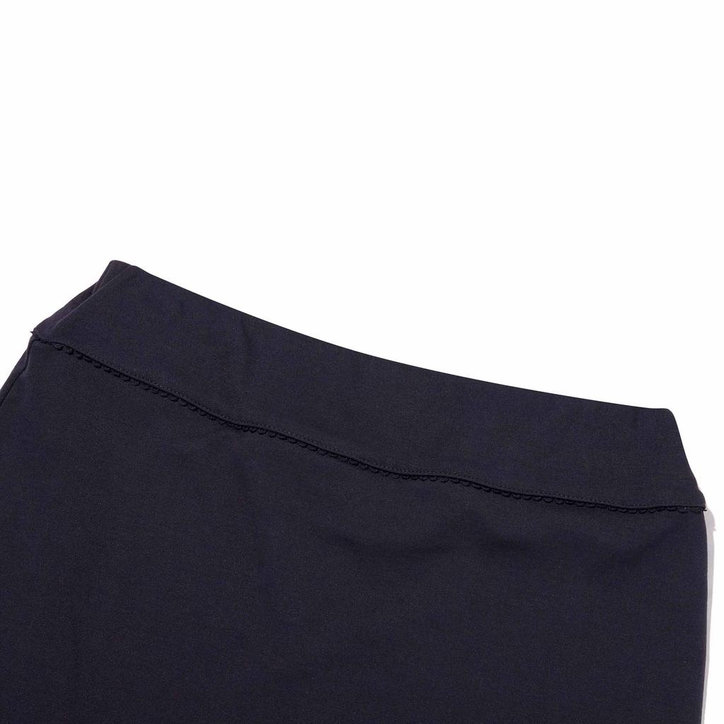 Kirsh Dot Inner Pants Layered Skirt [Dark Navy]
