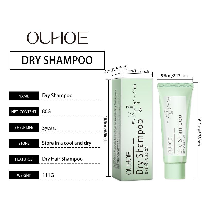 Refreshing Hair Dry Shampoo Cleaning Grease Sweat Strengthening Roots Nourishing Scalp Remove Odor Volumizing Wash Free Shampoo