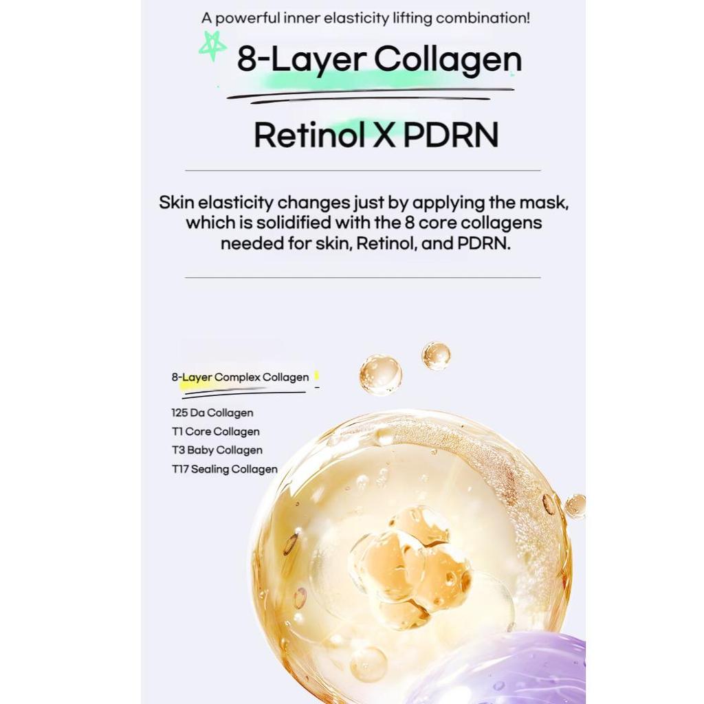 SNP Collagen Bounce Up Hyperactive Gel Mask 28g 4SHeet