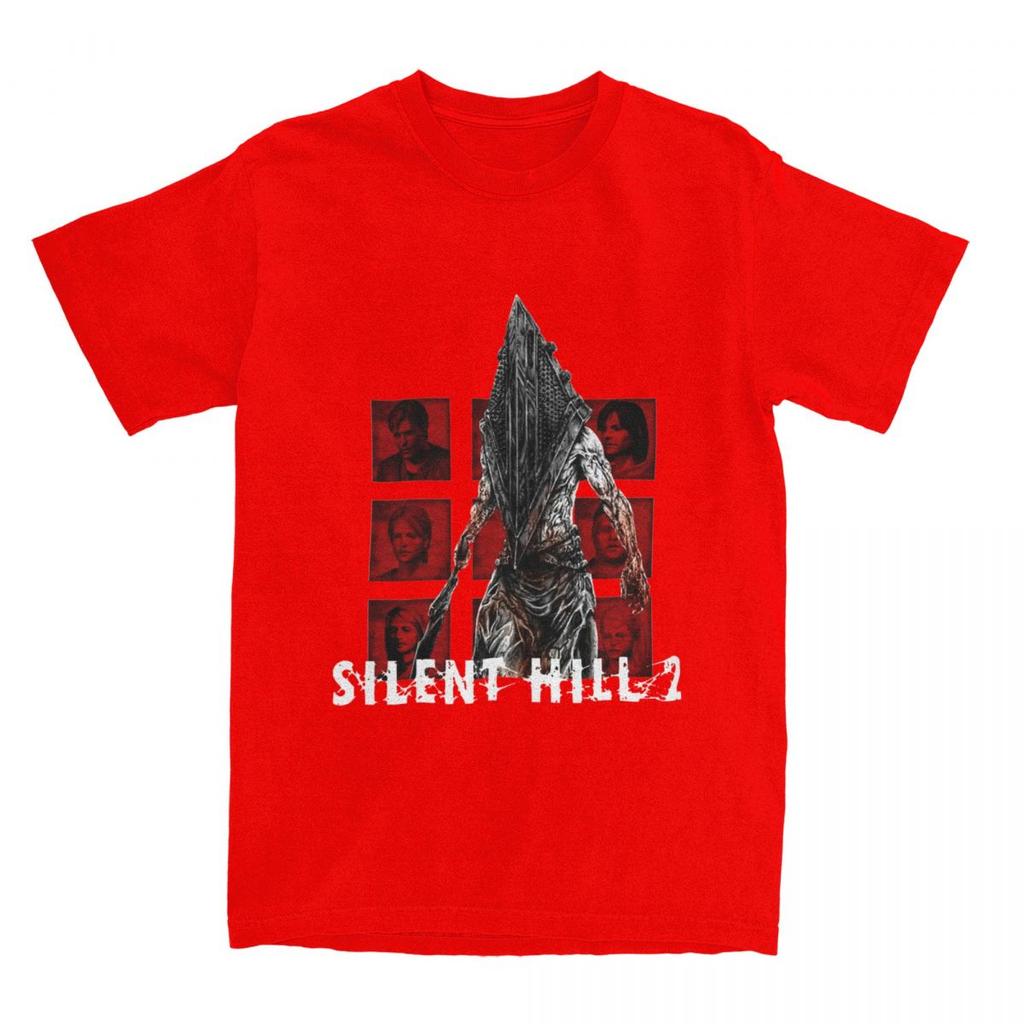 Silent Hill 2 Horror Pyramid T-shirt Spel Trendy Coole T-shirts Korte Mouw Grappige Tops Zomer Puur Katoen Ronde Hals 6XL T-shirts
