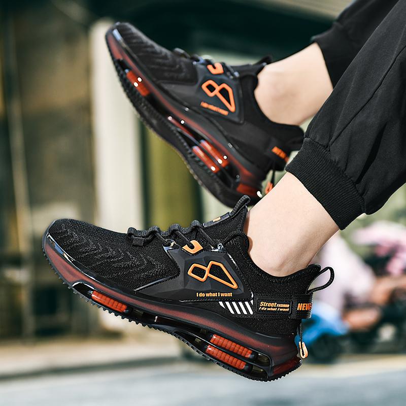

Large size new autumn running shoes breathable fly-woven mesh sports and leisure shoes blade shoes 36