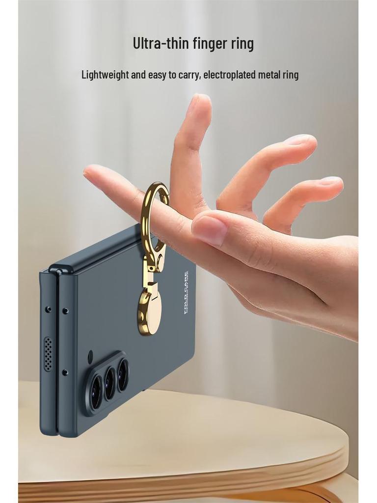 Schlanke faltbare Hülle mit Fingerring für Samsung Galaxy Z Fold6