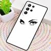 Eyes Eyelash Aesthetic Phone Case for Samsung Galaxy note 10 pro S26 Ultra S23 S24 FE S25 S21 S22 PLUS shockproof Cove