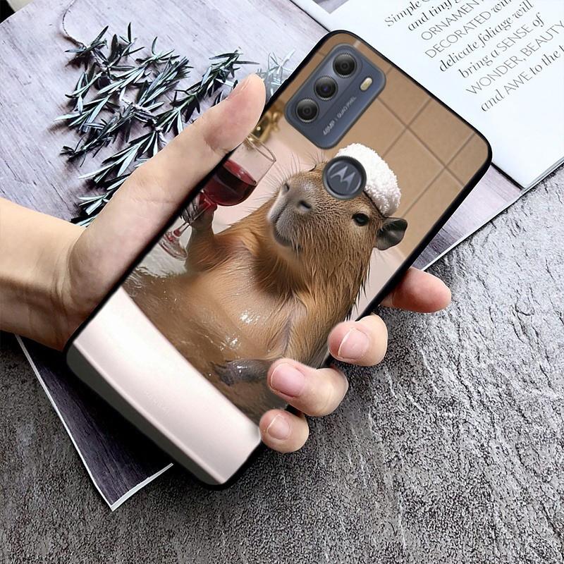 

Animal Capybara Phone Case For Motorola Moto G85 G55 G05 G14 G75 G31 G50 G10 G20 G30 G60 G13 G32 G84 G54 G53 G72 G24 Power Moto G54