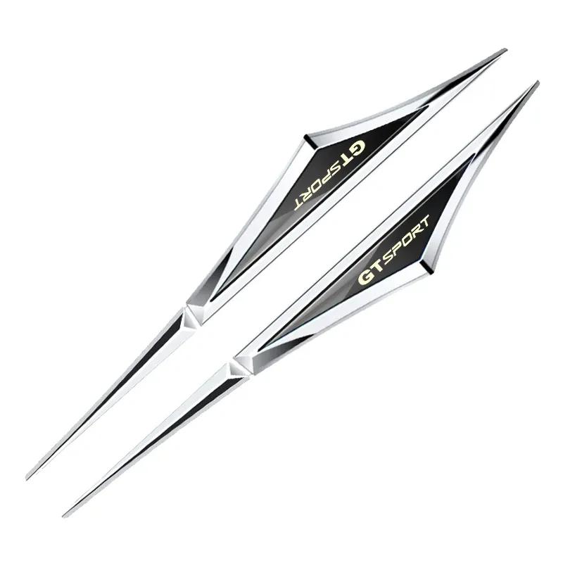 2pcs 3d Alloy Car Stickers Car Accsesories Accessory for Vw VOLKSWAGEN Gt Sport Gtsport Golf Mk4 Mk5 Jetta Eos Polo