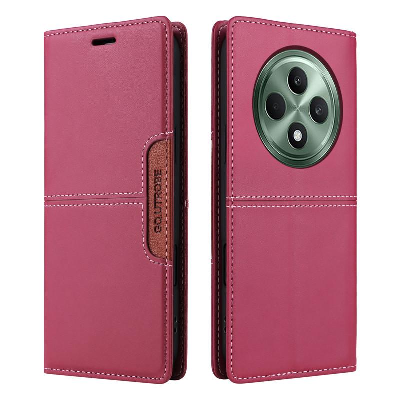 Magnetisk Plånbok Stöldskydd Läderfodral För OPPO Reno12 FS F Reno 12F 12 Pro 5G Reno12F Ficka Korthållare Telefonbok Flipskydd