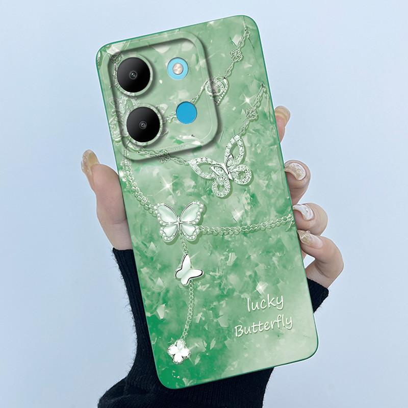 For Infinix Smart 7 X6515 Case Smart 7 HD X6516 Fashion Simplicity Cover Soft Silicone Phone Case For infinix Smart7 Plus Shells