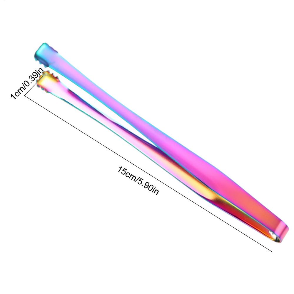 Eier-Chalazae-Entferner 15 cm Edelstahl Küchen-Lebensmittelzange Rutschfester Eisclip Steak-Salat-Klemme Kochen BBQ-Pinzette Gadget