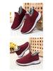 Bottines en coton doublées polaire pour femmes - À enfiler, Épaissies, Grande taille, Style couple, Chaussures d'hiver pour maman âgée