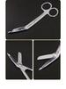 Stainless Steel Surgical & Teaching Dissection Scissors - Straight/Round Cutting & Gauze Scissors
