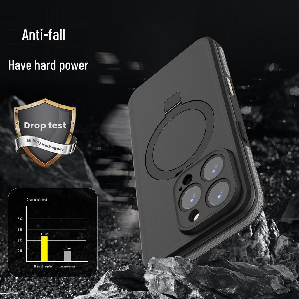 TB Series iPhone 16 Waterproof Case with Magnetic Stand and Drop Protection