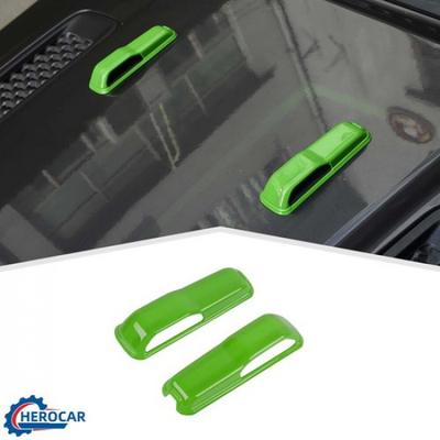 Light Green Engine Hood Hinge Cover Trim Accessories For Jeep Wrangler JL JT 18+