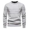 Men’s Euro Fit Solid Crew Neck Pullover Sweater