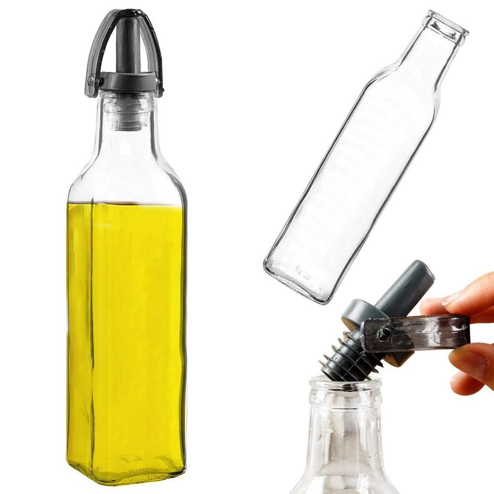 Butelka na Oliwę Ocet z Dozownikiem Szklana Dozownik do Oliwy Octu 250 ml