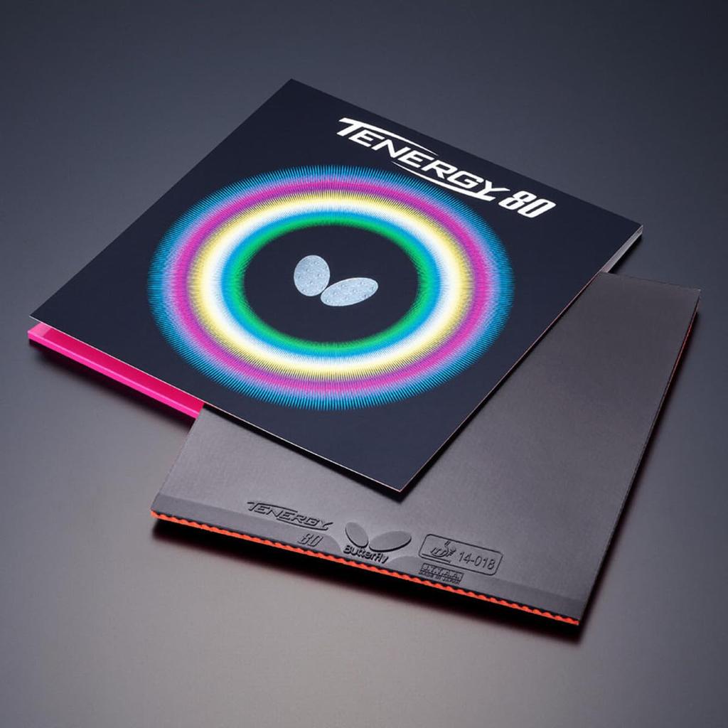 Butterfly Tenergy 80 Table Tennis Extra Thick Rubber, 05930, Black,