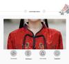 Herbst Retro Chinesischer Froschknopf Bestickte Langarm Tang Anzug Jacke für Damen.