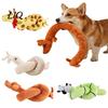 Boredom Buster Toys for Dogs Plush Squeaky Dog Toy, Long Strip Stuffed Animal Chew Shaped Interactive Tug-of-War Toy Small To Medium Biting
