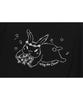 CPGN STUDIO Clover Bunny Embroidered Short Sleeve T-Shirt Black